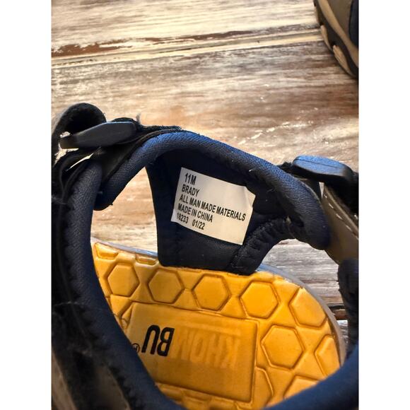 Khombu Brady Gray Kids Sandals Size 11 - Picture 5 of 5